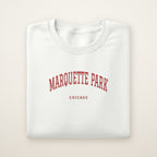 Marquette Park Chicago Embroidered Crewneck — Red Thread