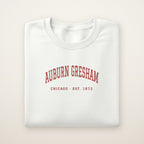 Auburn Gresham Chicago Embroidered Crewneck — Red Thread