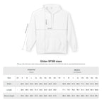 Unisex hoodie size chart