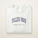 Fuller Park Chicago Embroidered Crewneck — Navy Thread