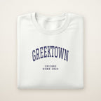 Greektown Chicago Home 2026 Embroidered Crewneck — Navy Thread