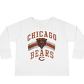 Vintage Chicago Bears Toddler Long-Sleeve T-Shirt — white flat lay