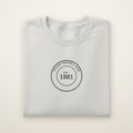 Chicago South Side Baseball Embroidered Crewneck — Club Crest in Ash, flat lay