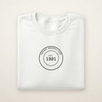 Chicago South Side Baseball Embroidered Crewneck — Club Crest in White, flat lay