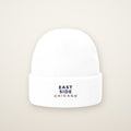 East Side Chicago Embroidered Cuffed Beanie — Navy Thread