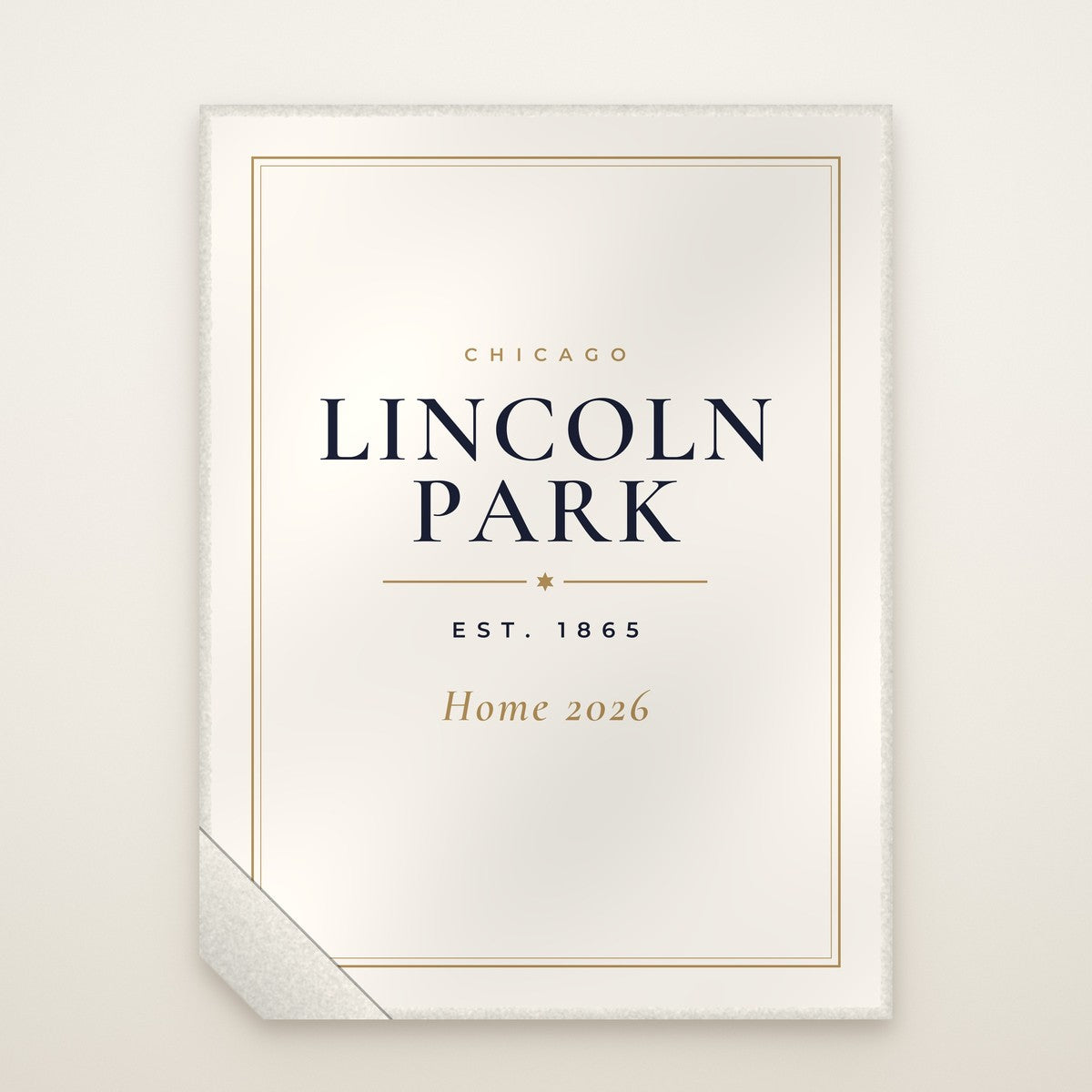Lincoln Park Chicago Home 2026 Sherpa Blanket – Est. 1865
