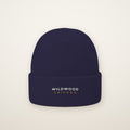 Wildwood Chicago Embroidered Cuffed Beanie — White Thread
