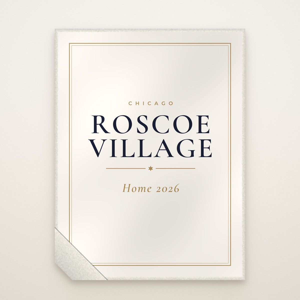 Roscoe Village Chicago Home 2026 Sherpa Blanket
