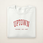 Uptown Chicago Embroidered Crewneck — Red Thread