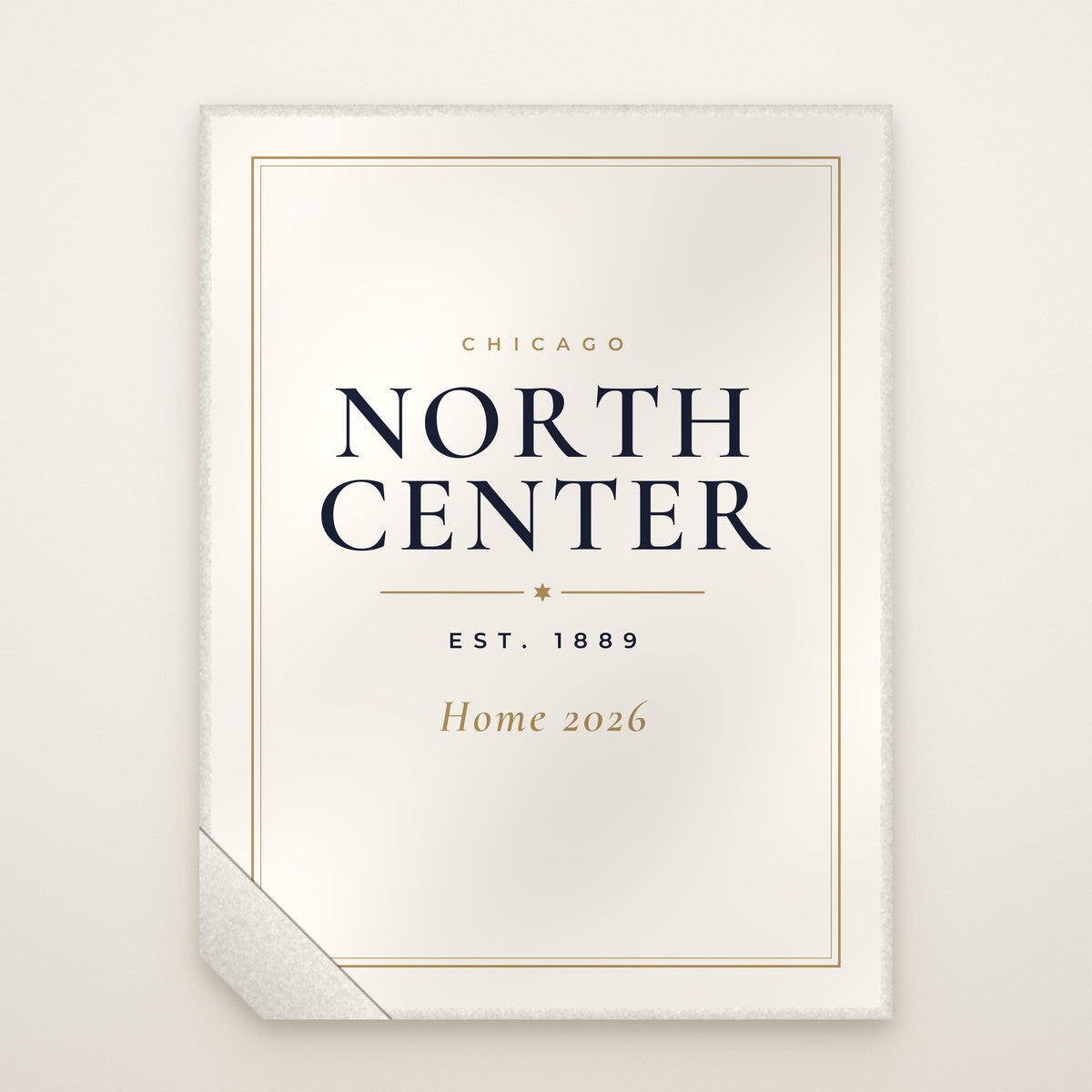 North Center Chicago Home 2026 Sherpa Blanket – Est. 1889
