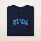 Kenwood Chicago Embroidered Crewneck — Sky Blue Thread