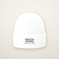 South Shore Chicago Embroidered Cuffed Beanie — Navy Thread