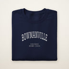Bowmanville Chicago Home 2026 Embroidered Crewneck — White Thread