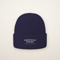Garfield Ridge Chicago Embroidered Cuffed Beanie — White Thread