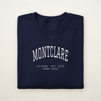 Montclare Chicago Home 2026 Embroidered Crewneck — White Thread