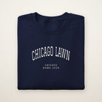 Chicago Lawn Chicago Home 2026 Embroidered Crewneck — White Thread