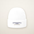 Independence Park Chicago Embroidered Cuffed Beanie — Navy Thread