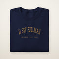 West Pullman Chicago Embroidered Crewneck — Gold Thread