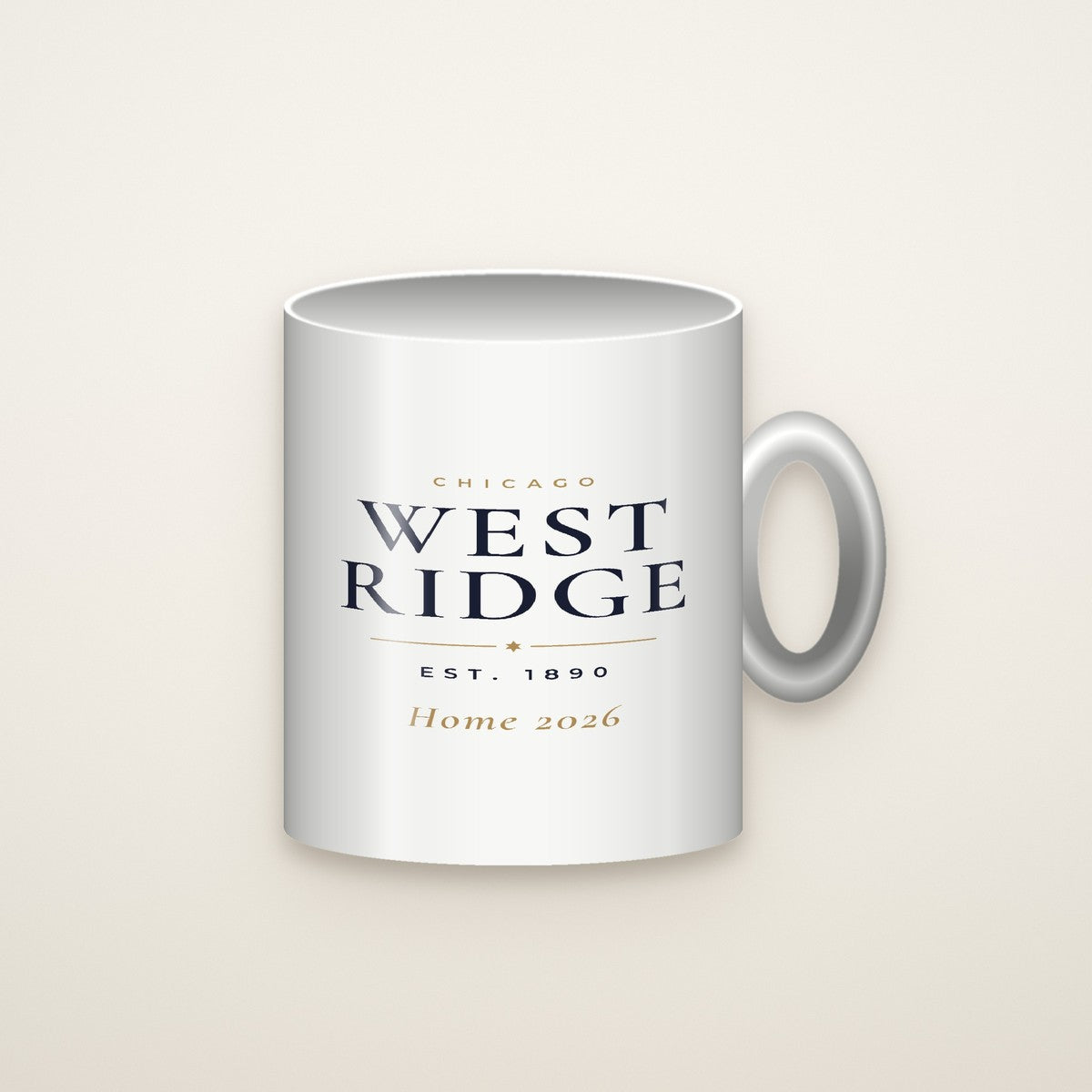 West Ridge Chicago Home 2026 Coffee Mug – Est. 1890