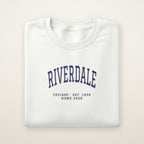 Riverdale Chicago Home 2026 Embroidered Crewneck — Navy Thread