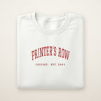 Printer's Row Chicago Embroidered Crewneck — Red Thread