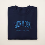 Hermosa Chicago Embroidered Crewneck — Sky Blue Thread