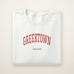 Greektown Chicago Embroidered Crewneck — Red Thread
