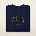 Pill Hill Chicago Embroidered Crewneck — Gold Thread