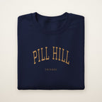 Pill Hill Chicago Embroidered Crewneck — Gold Thread