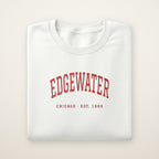 Edgewater Chicago Embroidered Crewneck — Red Thread