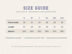Chicago Hockey Embroidered Crewneck — Madison St., size guide, Gildan 18000 crewneck
