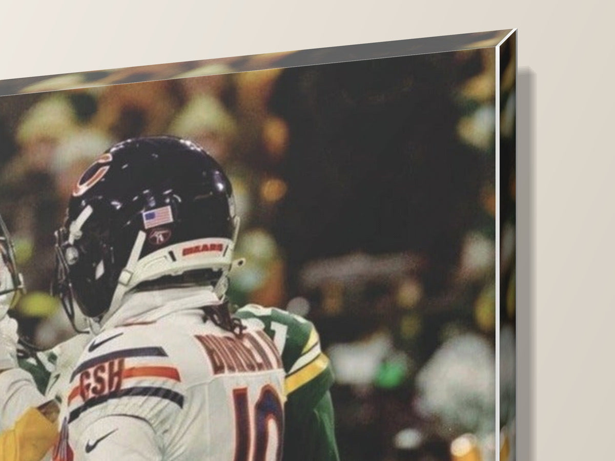 Luther Burden Canvas Wall Art — close-up of the gallery-wrapped corner and 1.25-inch edge