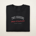 Two Seasons Chicago embroidered crewneck sweatshirt, Black, white and red embroidery